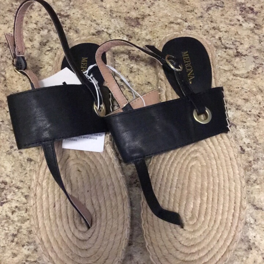 Black sandals